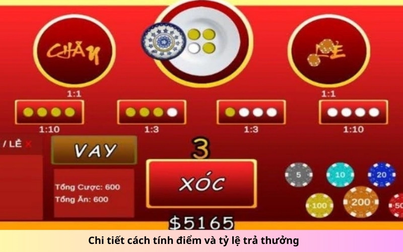 Chi tiết cách tính điểm và tỷ lệ trả thưởng