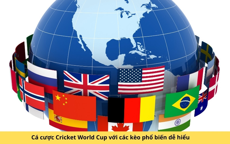 Cá cược Cricket World Cup với các kèo phổ biến dễ hiểu